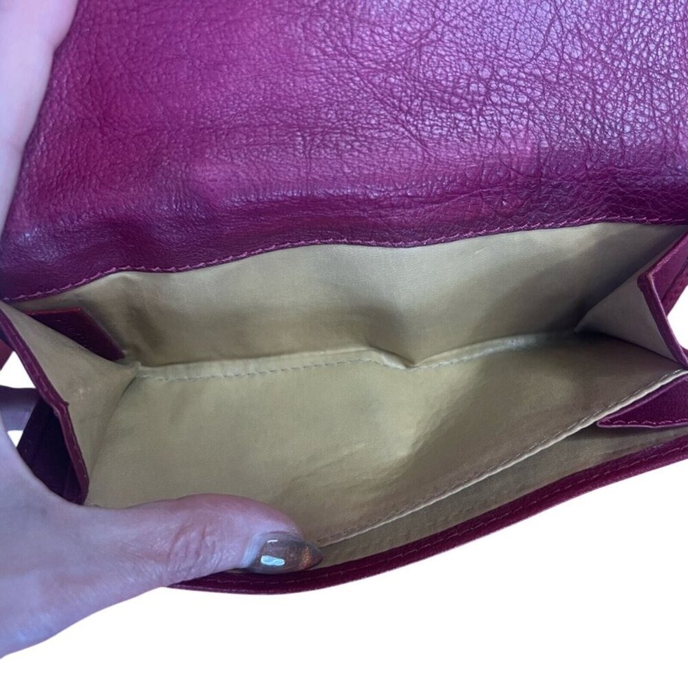 Chloé Burgundy Leather Snap Closure Wallet - Picture 11 of 16